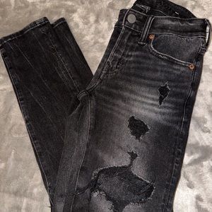 American Eagle black skinny jeans